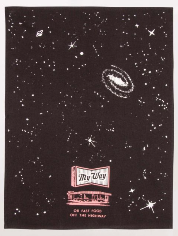 Blue Q Kitchen Towel - My Way or Fast Food Highway