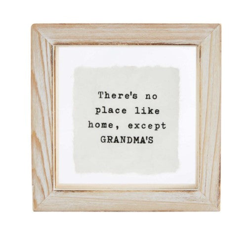 FINAL SALE Mud Pie Mini Pressed Glass Plaques -6 Styles