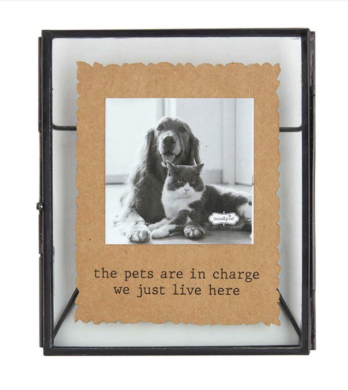 FINAL SALE Mud Pie Dog Picture Frame - 3 Sentiments