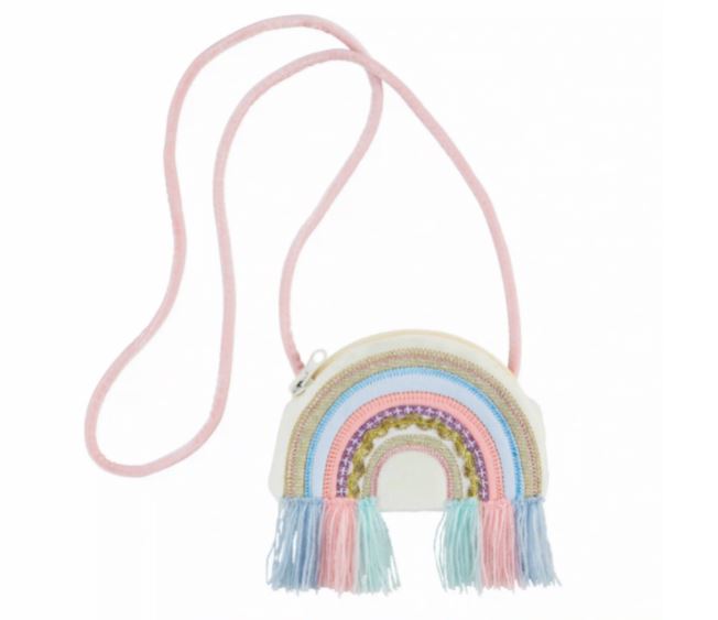 FINAL SALE Mud Pie Rainbow Purse