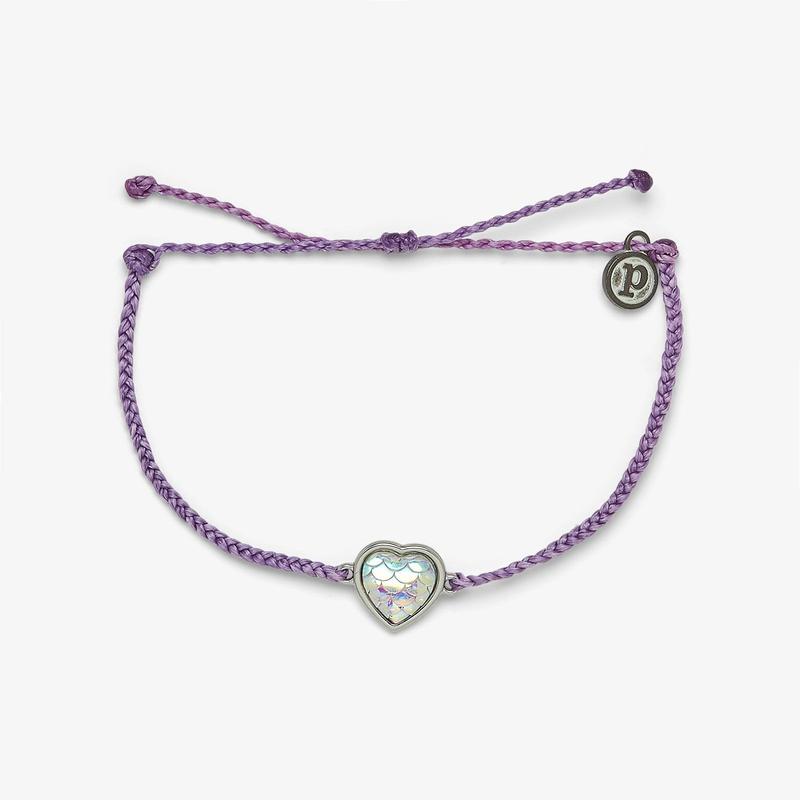 Pura Vida Mermaid Heart Charm Bracelet - 2 Styles