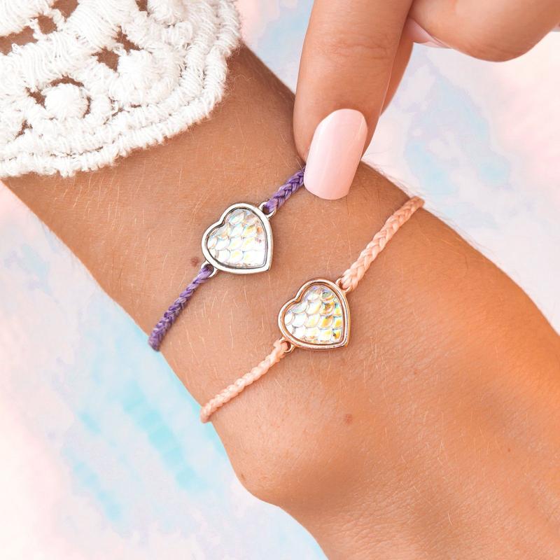 Pura Vida Mermaid Heart Charm Bracelet - 2 Styles