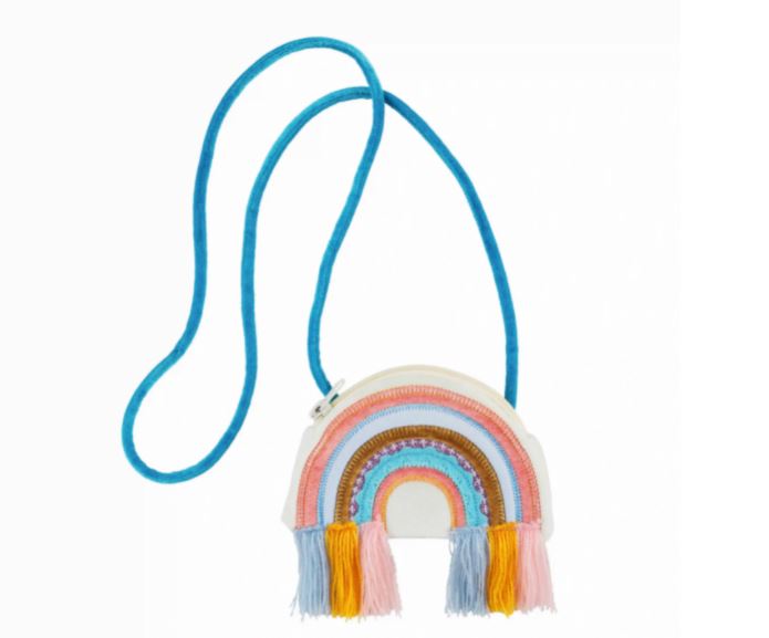FINAL SALE Mud Pie Rainbow Purse