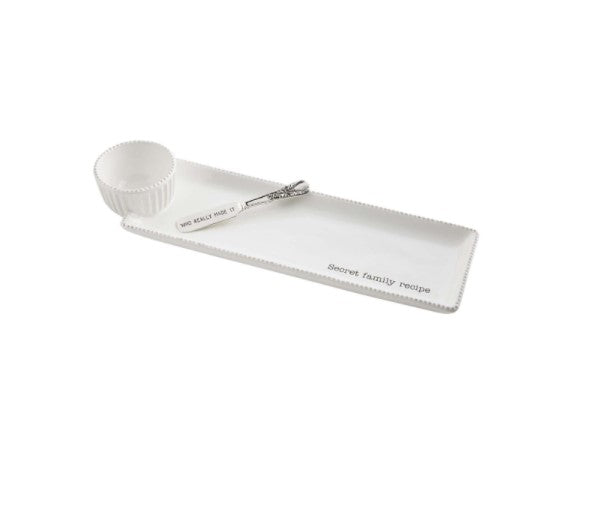FINAL SALE Mud Pie Secret Recipe Dip Tray Set