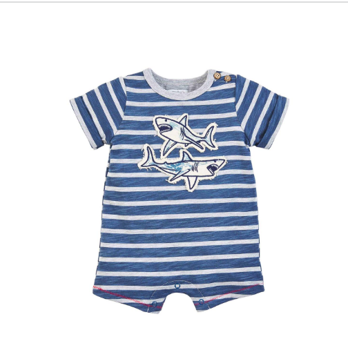 FINAL SALE Mud Pie Shark Shortall