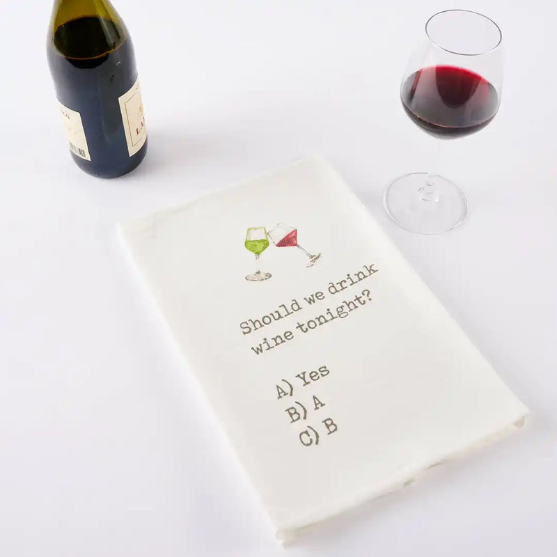 Mud Pie Wine Hand Towels - 6 Styles