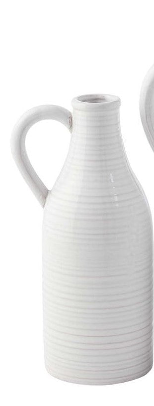 FINAL SALE Mud Pie Milk Jug Vase - 2 Sizes