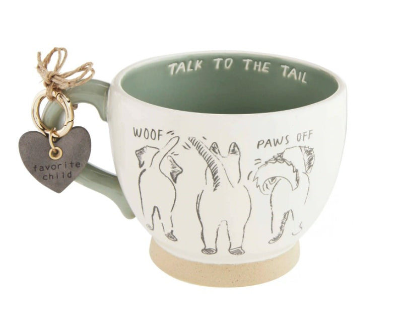 FINAL SALE Mud Pie Dog Mug Tag Set - 3 Styles