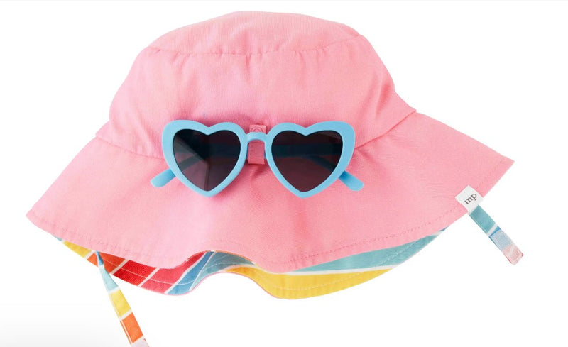 FINAL SALE Mud Pie Toddler  Hat and Sunlasses Set - 2 Styles