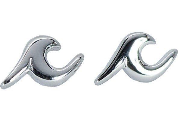 Pura Vida  Stud Wave Earrings Silver