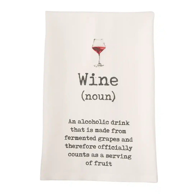 Mud Pie Wine Hand Towels - 6 Styles