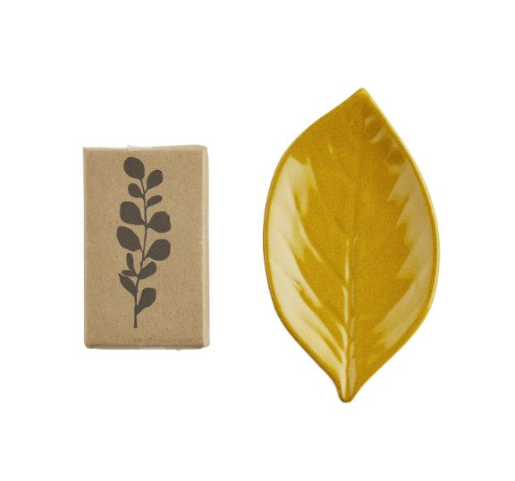 FINAL SALE Mud Pie Leaf Soap Set - 3 Colors